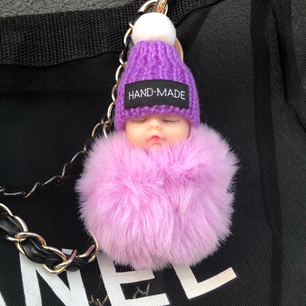 Absolutely Adorable Sleeping Baby Keychain - Picture 8 of 8